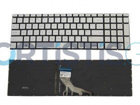 HP 15-DA 15-DU 15-DY 15S-DU 15S-DY 15S-FQ 15S-EQ Silver Backlit keyboard