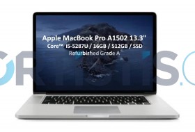 Apple MacBook Pro A1502 Refurbished Grade A 13.3" - Core™  i5-5287U / 16GB / 512GB / SSD 