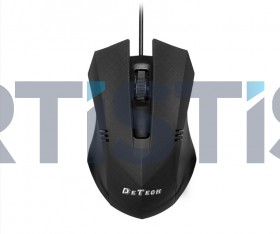 De Tech Optical Mouse USB - Ενσύρματο Ποντίκι Μαύρο