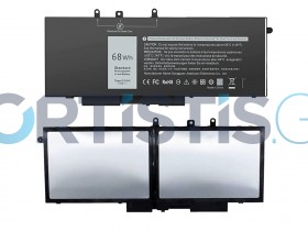 Dell Latitude E5480 E5580 E5490 E5491 E5590 E5591 Precision 15 3520 M3530 μπαταρία laptop 7.6V 68Wh  BAT-147