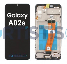 Samsung Galaxy A02S Black Screen - Οθόνη με Μηχανισμό Αφής και Πλαίσιο A025F GH81-20118AA