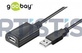 GOODAY καλώδιο προέκτασης USB 2.0 Cable USB-A male - USB-A female Active 480Mbps 5m 95439