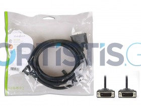 Nedis Cable DVI-I male - DVI-I male 2m - CCGP32050BK20