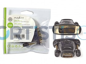 NEDIS Μετατροπέας DVI-D 24+1p male to HDMI female CVGP34912BK