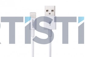 PISEN Charging and Data Cable USB to Lighting 1m - White