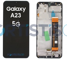Samsung Galaxy A23 screen Black και μηχανισμός αφής SM-A235F GH82-29734A