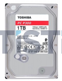 Toshiba P300 1TB 7200RPM 64Mb CACHED SATA 6GBPS Hard Drive (HDWD110UZSVA)