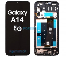 Samsung Galaxy A14 5G Black Screen - Οθόνη & Μηχανισμός Αφής με Πλαίσιο GH81-23541A