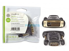 NEDIS Μετατροπέας DVI-D 24+1p male to HDMI female CVGP34912BK