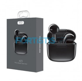 XO X23 TWS Bluetooth headset Black - Ακουστικά με Θήκη Φόρτισης Μαύρα